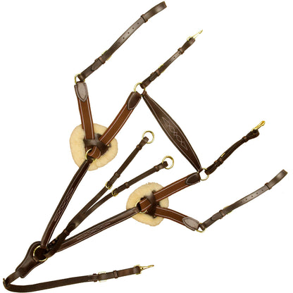 ExionPro 5 Point Breastplate - Matching Elastic