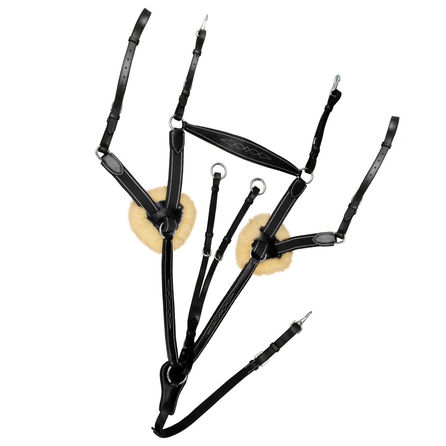 ExionPro 5 Point Breastplate - Matching Elastic