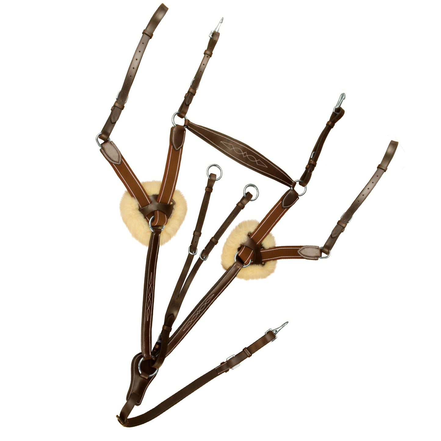 ExionPro 5 Point Breastplate - Matching Elastic