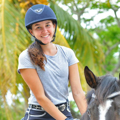 IRH XLT Suede Premium Show Helmet - Riders Choice Supply Co