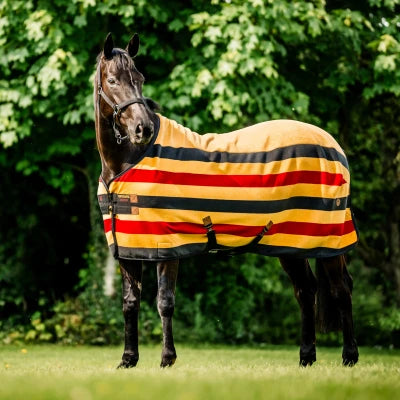 Horseware Rambo Newmarket Fleece Cooler Witney Gold 81" - Riders Choice Supply Co