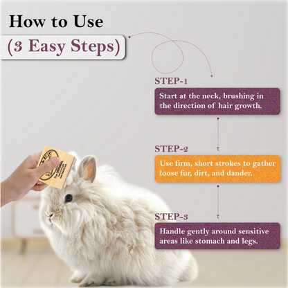 SleekEZ® Cat Brush for Shedding and Grooming (2.5 inch)