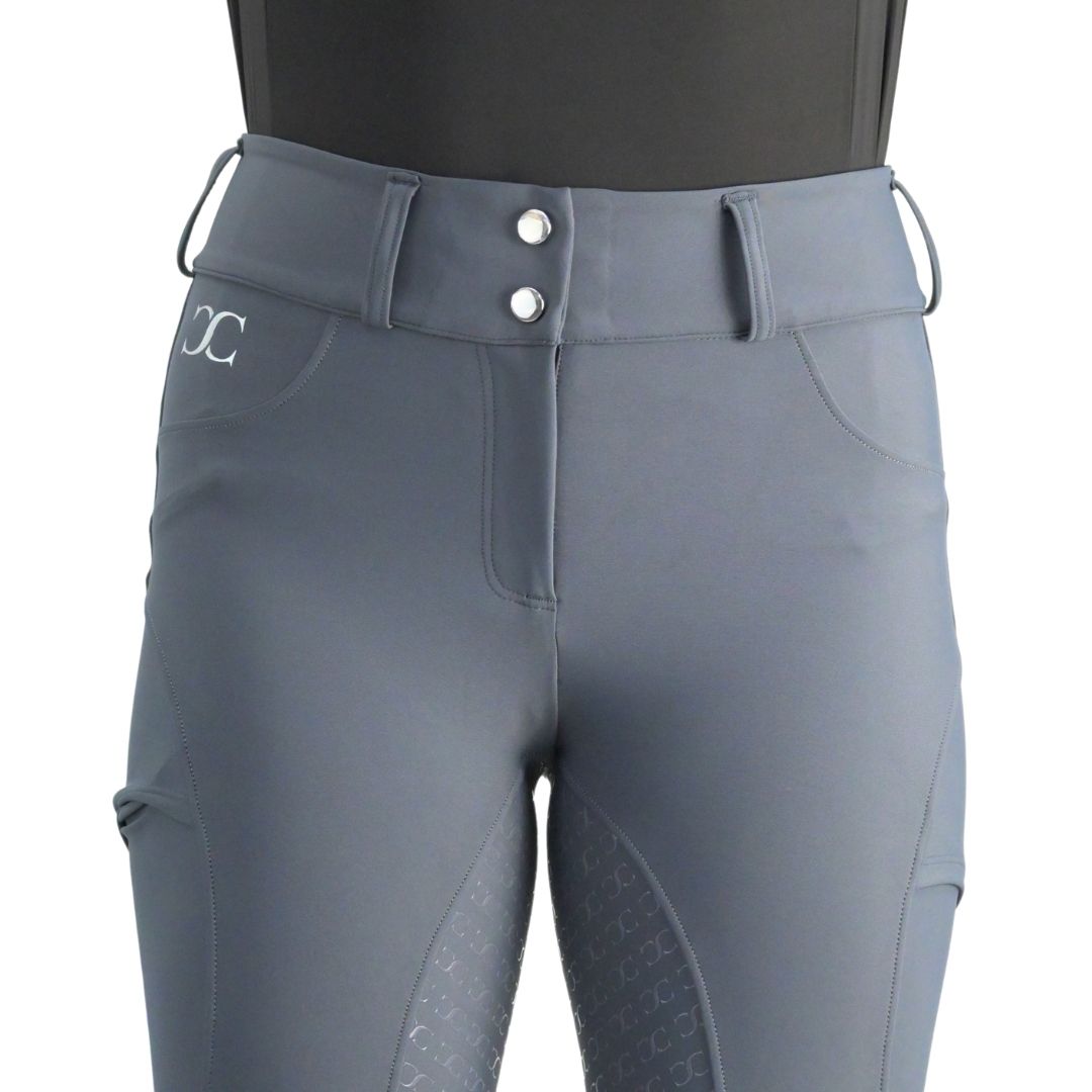 Slate Grey Just Right Summer Breeches + Free Bit Belt - Riders Choice Supply Co