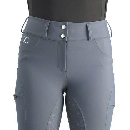 Slate Grey Just Right Summer Breeches + Free Bit Belt - Riders Choice Supply Co