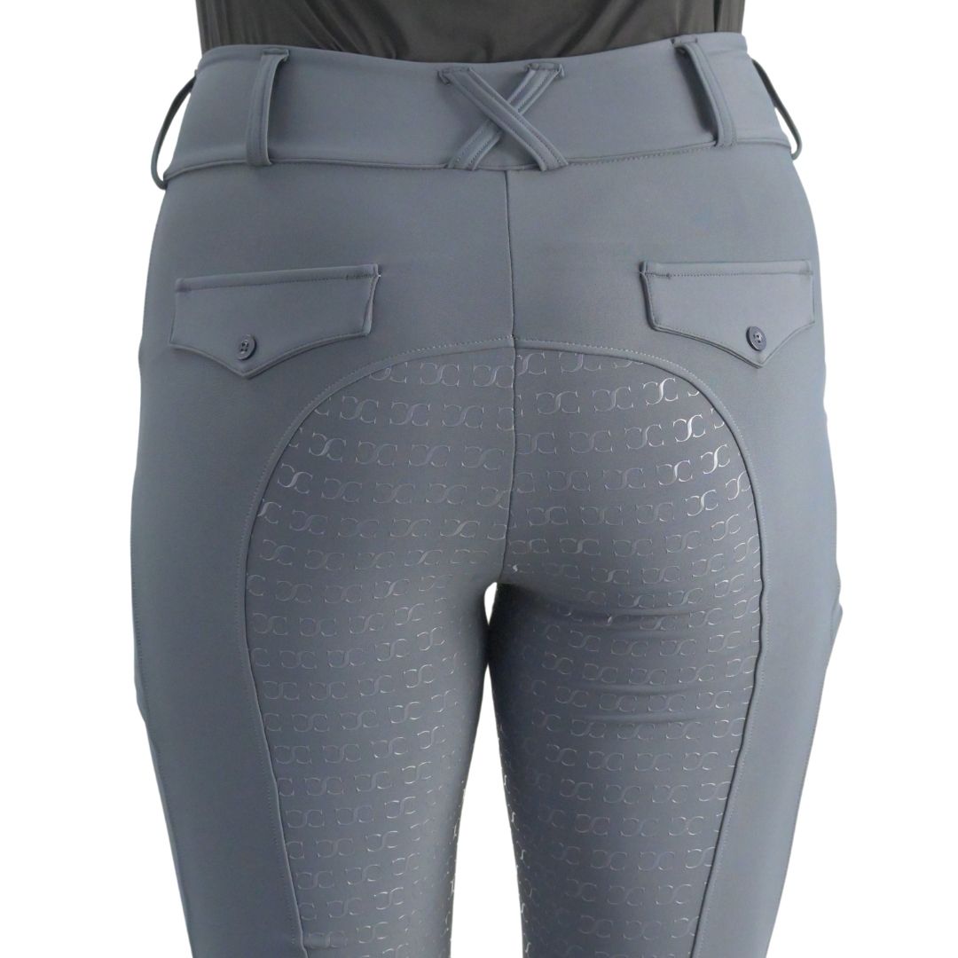 Slate Grey Just Right Summer Breeches + Free Bit Belt - Riders Choice Supply Co