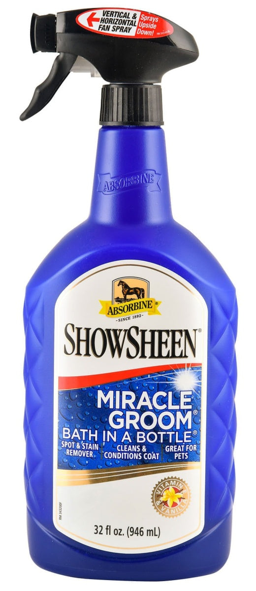 Absorbine Miracle Groom 32 oz - Horse Grooming Solution - Riders Choice Supply Co