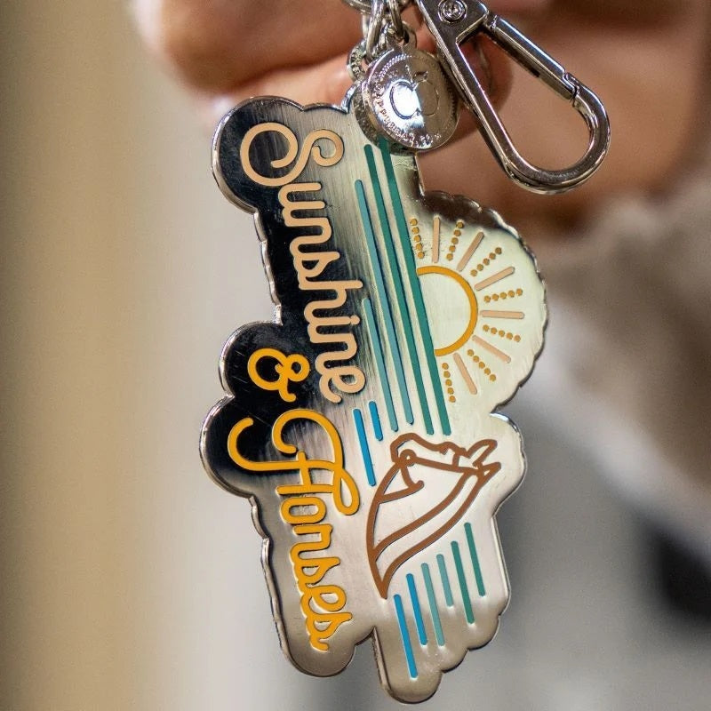 Dapplebay Sunshine & Horses Keychain - Riders Choice Supply Co