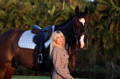 Jump Saddle Pad | Chrome - Riders Choice Supply Co