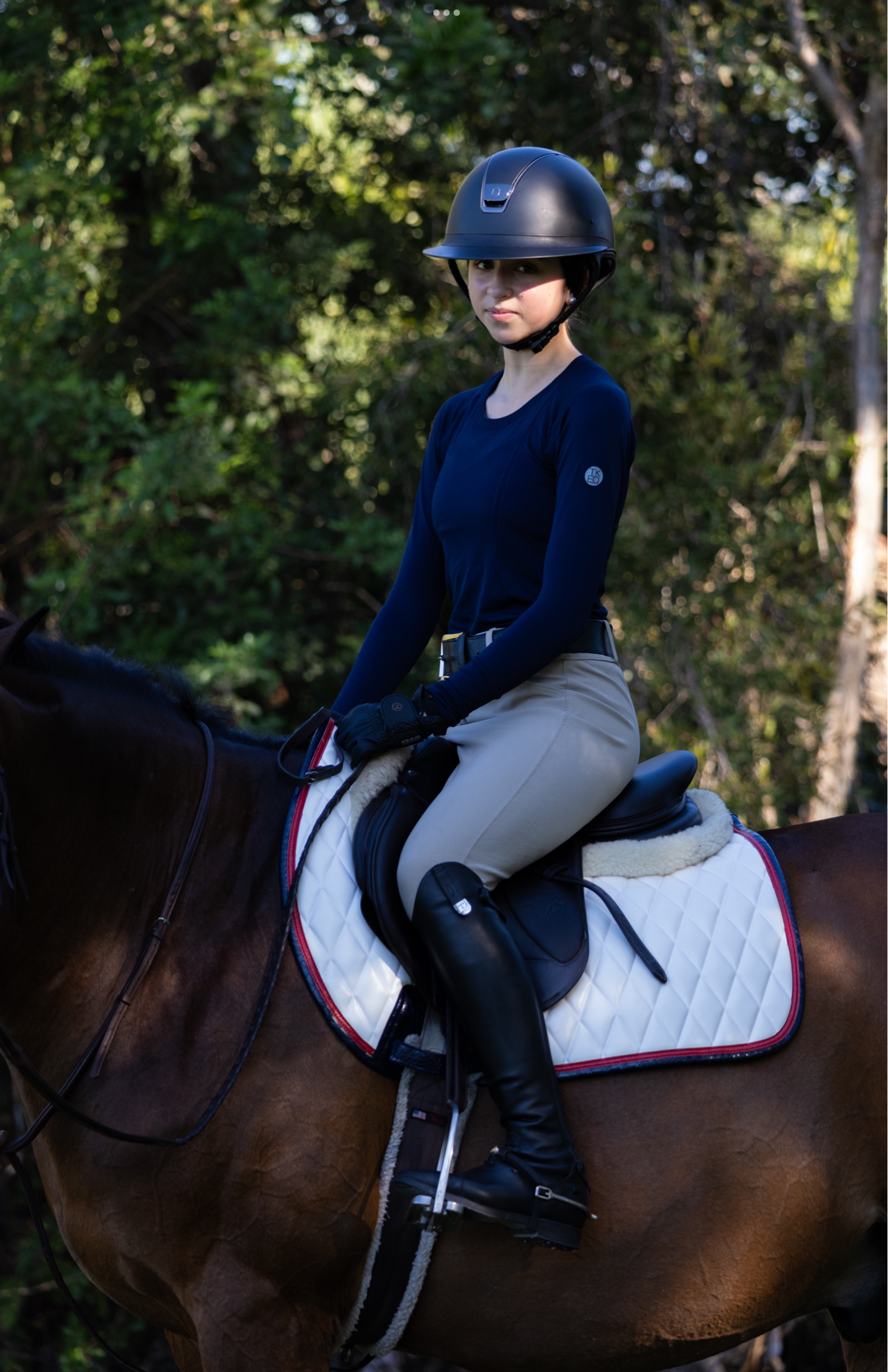 Jump Saddle Pad | White - Riders Choice Supply Co