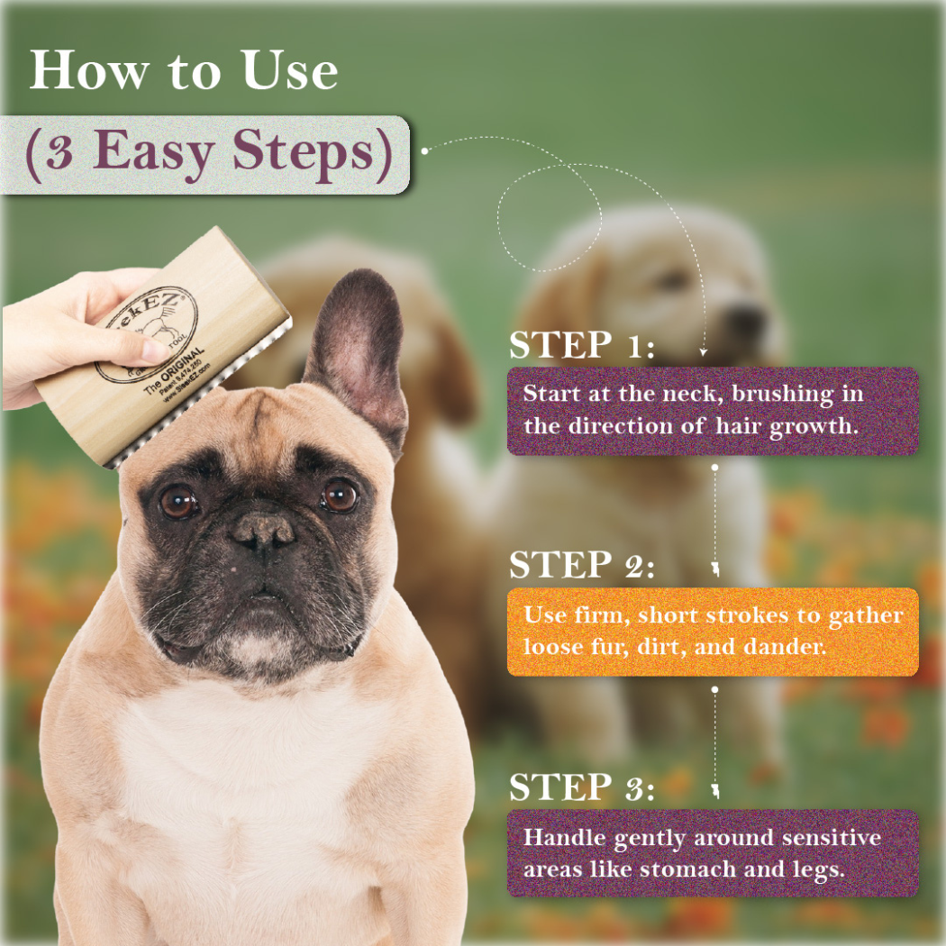 SleekEZ® Dog Brush for Shedding and Grooming (5 inch) - Riders Choice Supply Co