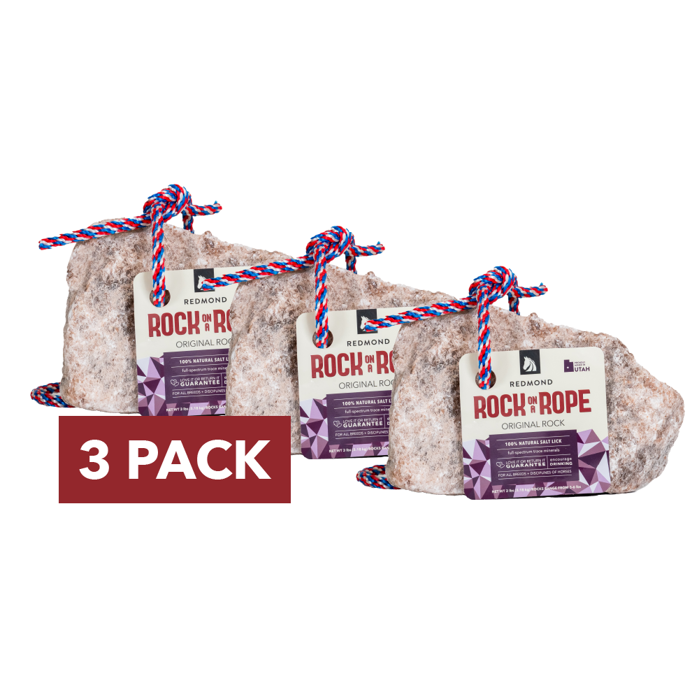 Redmond Rock® - Mined Horse Salt Lick - Riders Choice Supply Co