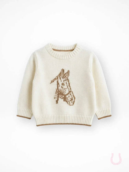 Tiny Trotter Horse Toddler Sweater