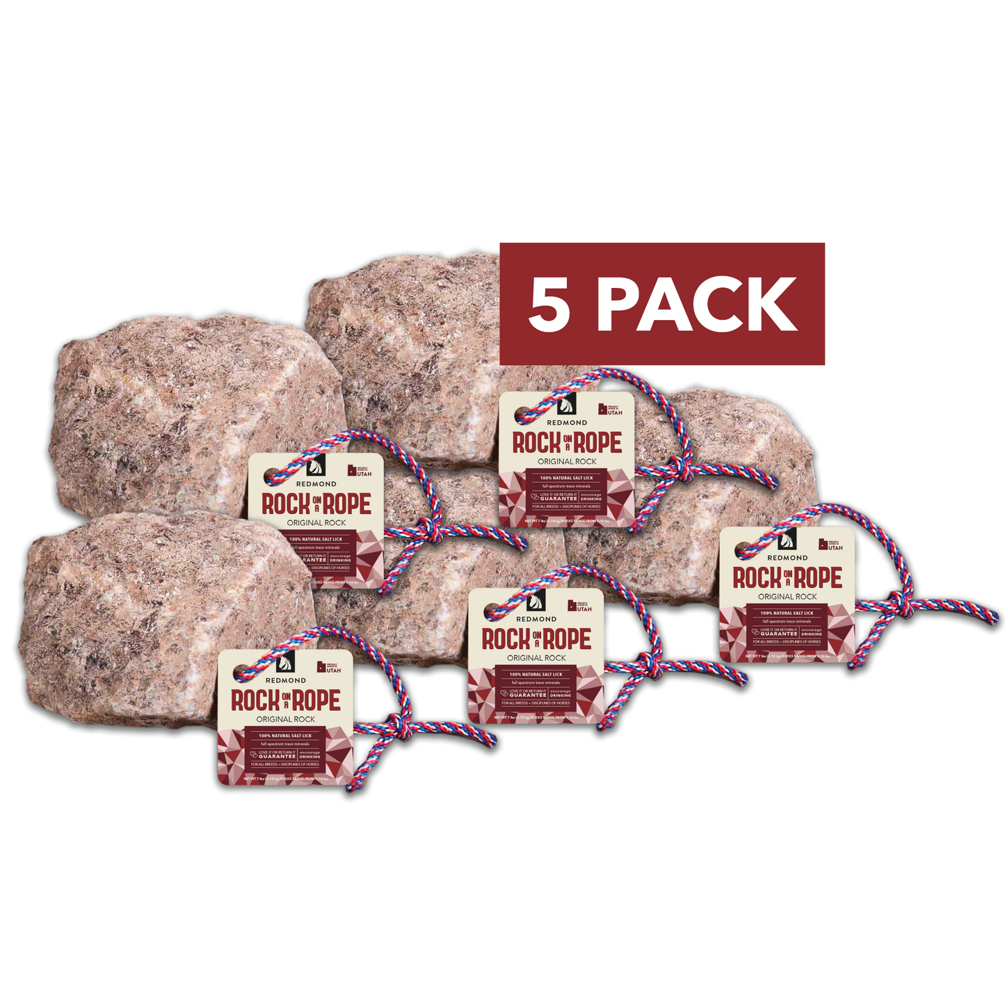 Redmond Rock® - Mined Horse Salt Lick - Riders Choice Supply Co