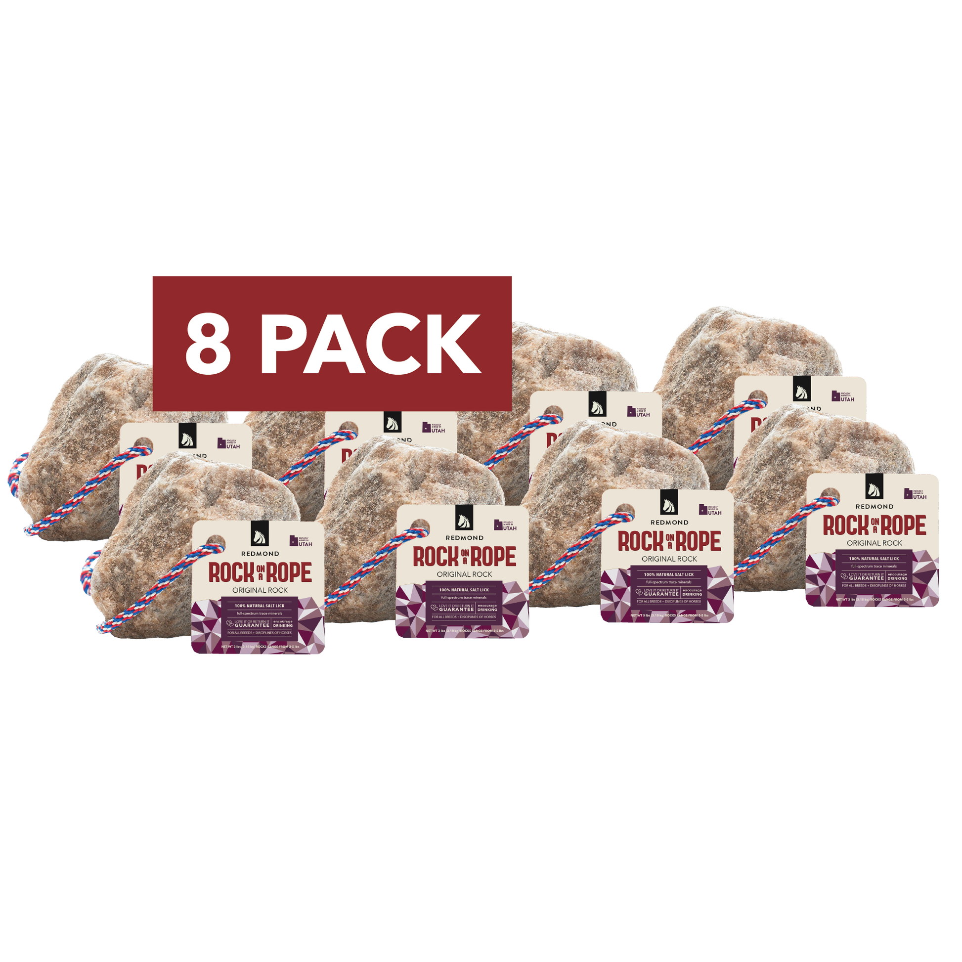Redmond Rock® - Mined Horse Salt Lick - Riders Choice Supply Co