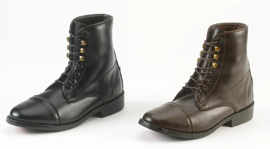 EquiStar™ All-Weather Synthetic Laced Paddock Boots - Child