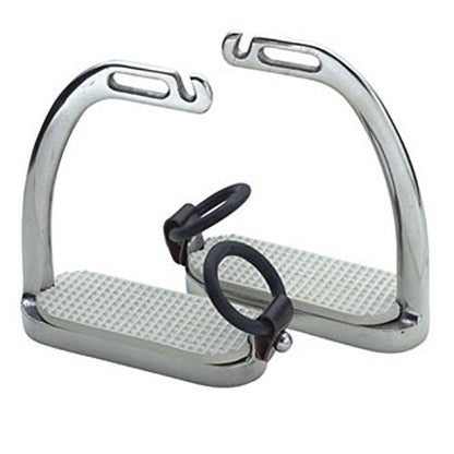 SHIRES Fillis Peacock Safety Stirrup Irons 4" - Riders Choice Supply Co