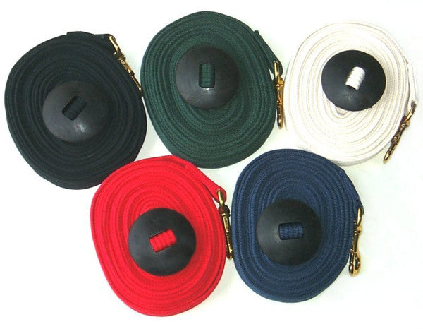 Lunge Line with Rubber Stopper, 25 ft Durable Training Lead for Horses - Riders Choice Supply Co