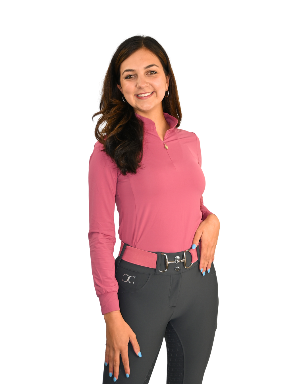 Slate Grey Just Right Summer Breeches + Free Bit Belt - Riders Choice Supply Co