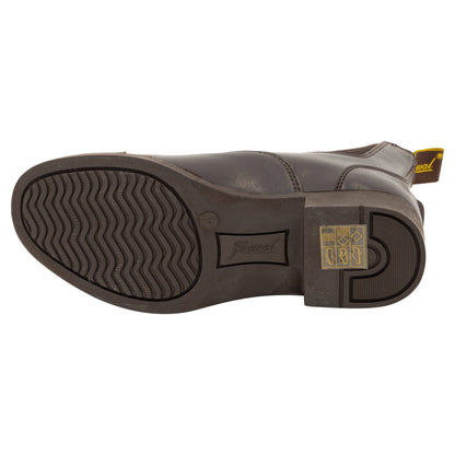 Children's Zip Up Synthetic Paddock Boots: Black / 2 - Riders Choice Supply Co