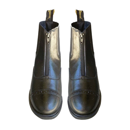 Adult Zip Up Synthetic Leather Paddock Boots: 7 - Riders Choice Supply Co