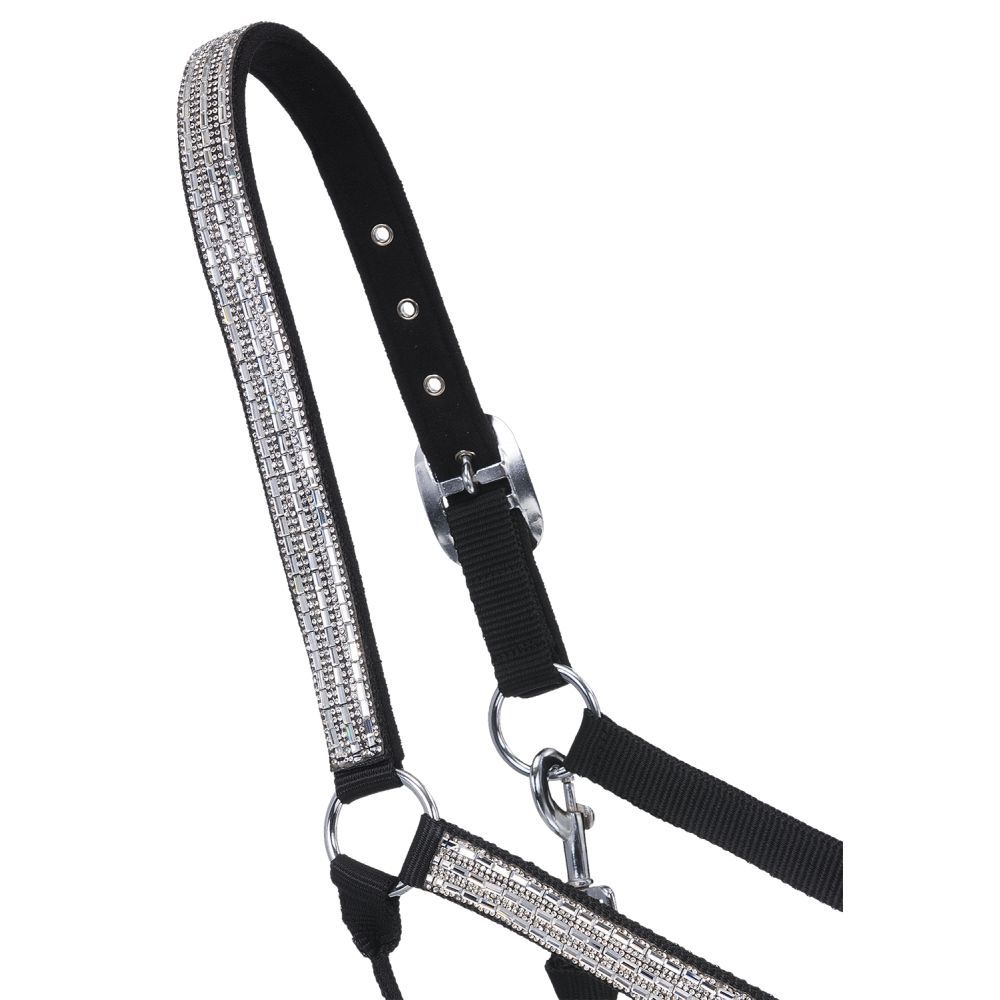Tough1 Nylon Horse Halter with Crystals