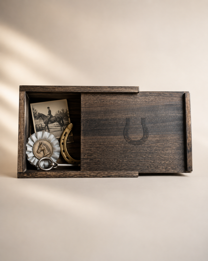 Horse Keepsake Wood Box