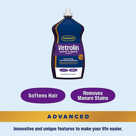 Vetrolin Color-Brightening White 'N Brite Shampoo - 32 fl oz/946 ml