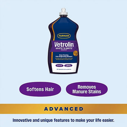 Vetrolin Color-Brightening White 'N Brite Shampoo - 32 fl oz/946 ml