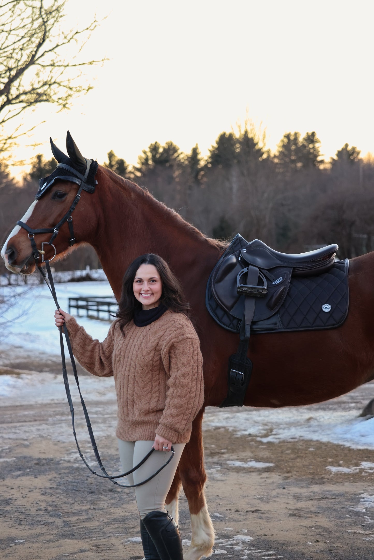 Jump Saddle Pad | Black Ice - Riders Choice Supply Co