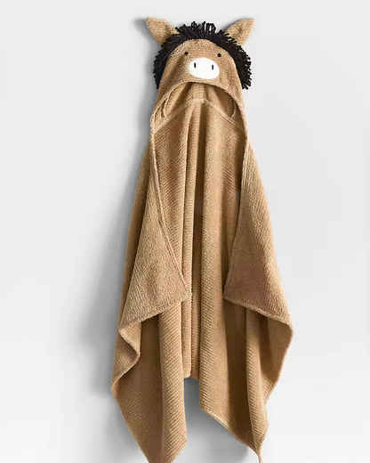 Honey Pony Organic Cotton Hooded Towel