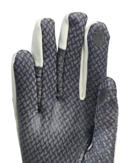 Oil-Tac Copper Tech™️ Leather Premium Riding Glove in White - Riders Choice Supply Co