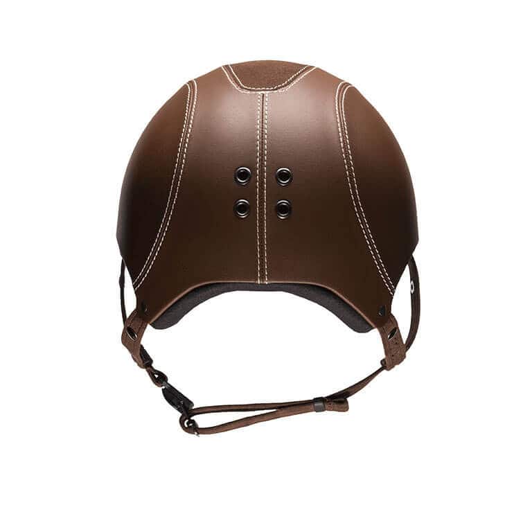 Egide Mocha Leather Helmet - Riders Choice Supply Co