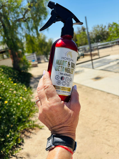 Mane & Tail Detangling Spray - The Ultimate Calendula & Chamomile 16oz Aluminum Bottle
