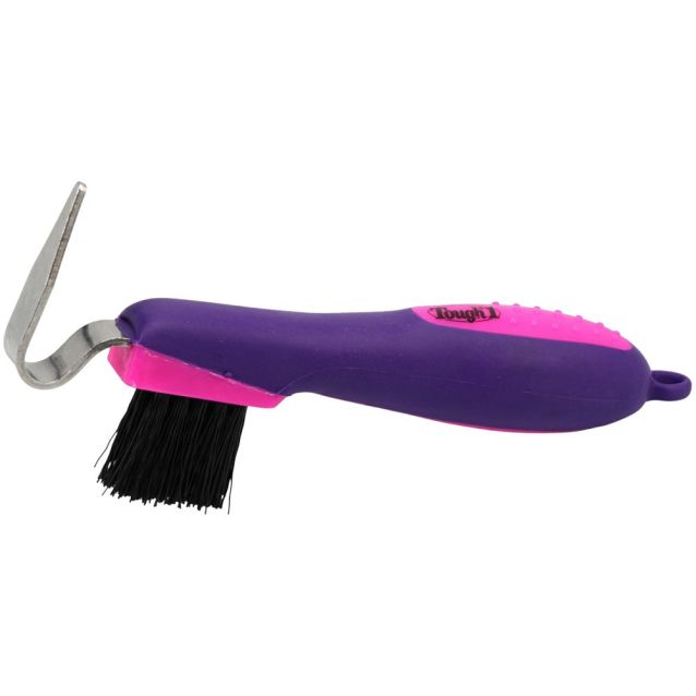 Tough1 Great Grips Hoof Pick with Brush