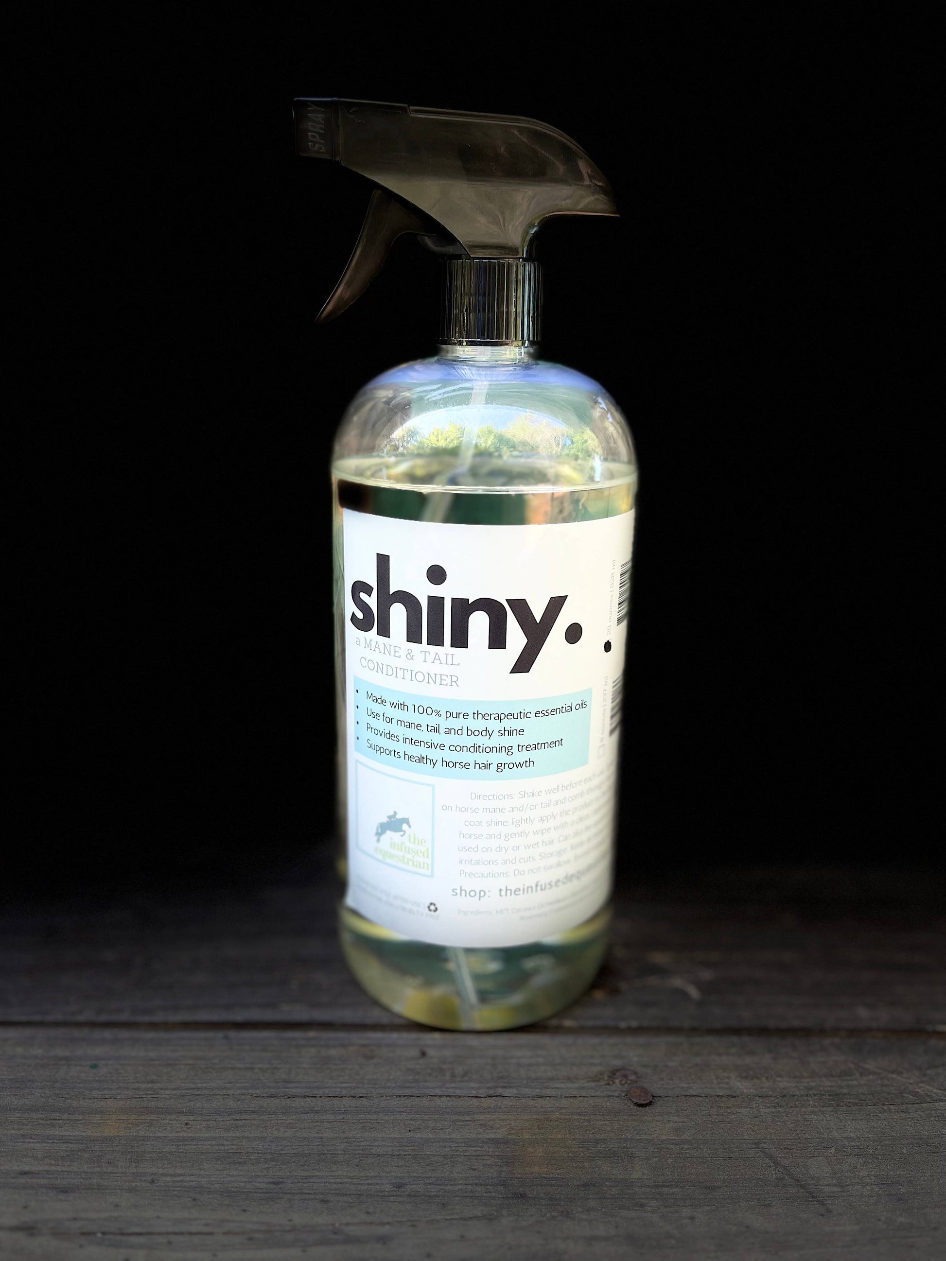 Shiny. A Mane & Tail Conditioner (4 oz., 8 oz., 28 oz.) - Riders Choice Supply Co