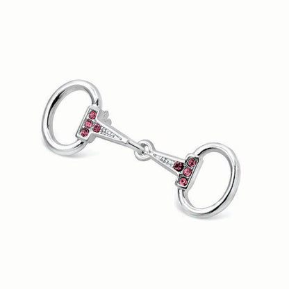 Small Silver Plated Snaffle Bit Stock Pin - Riders Choice Supply Co