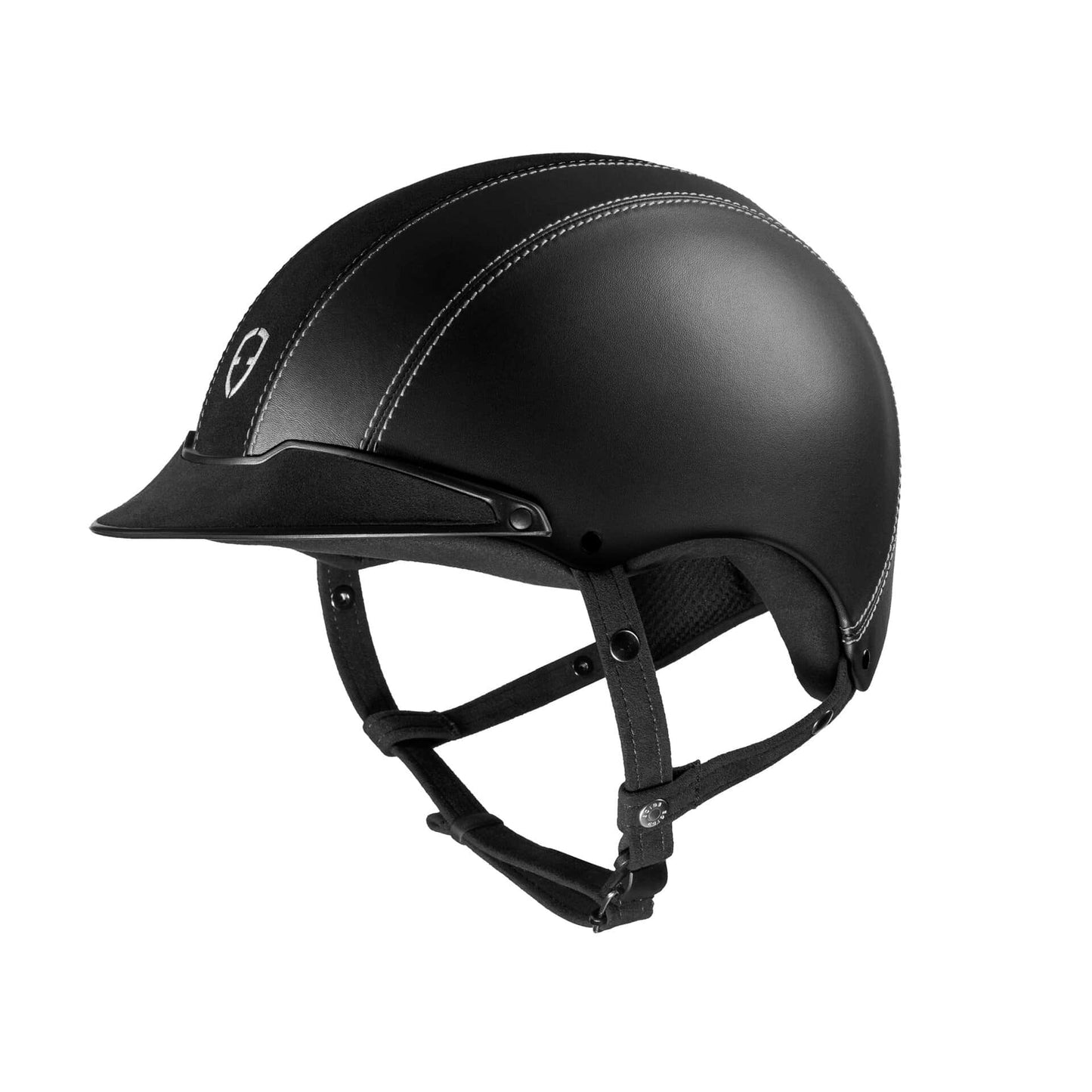 Egide Black Leather Helmet - Riders Choice Supply Co