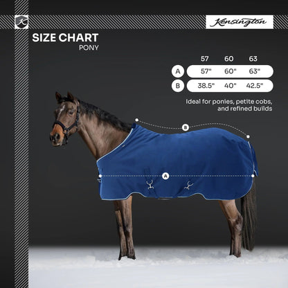 Pony Heavyweight 300g Horse Winter Turnout Blanket - Waterproof & Breathable - Riders Choice Supply Co