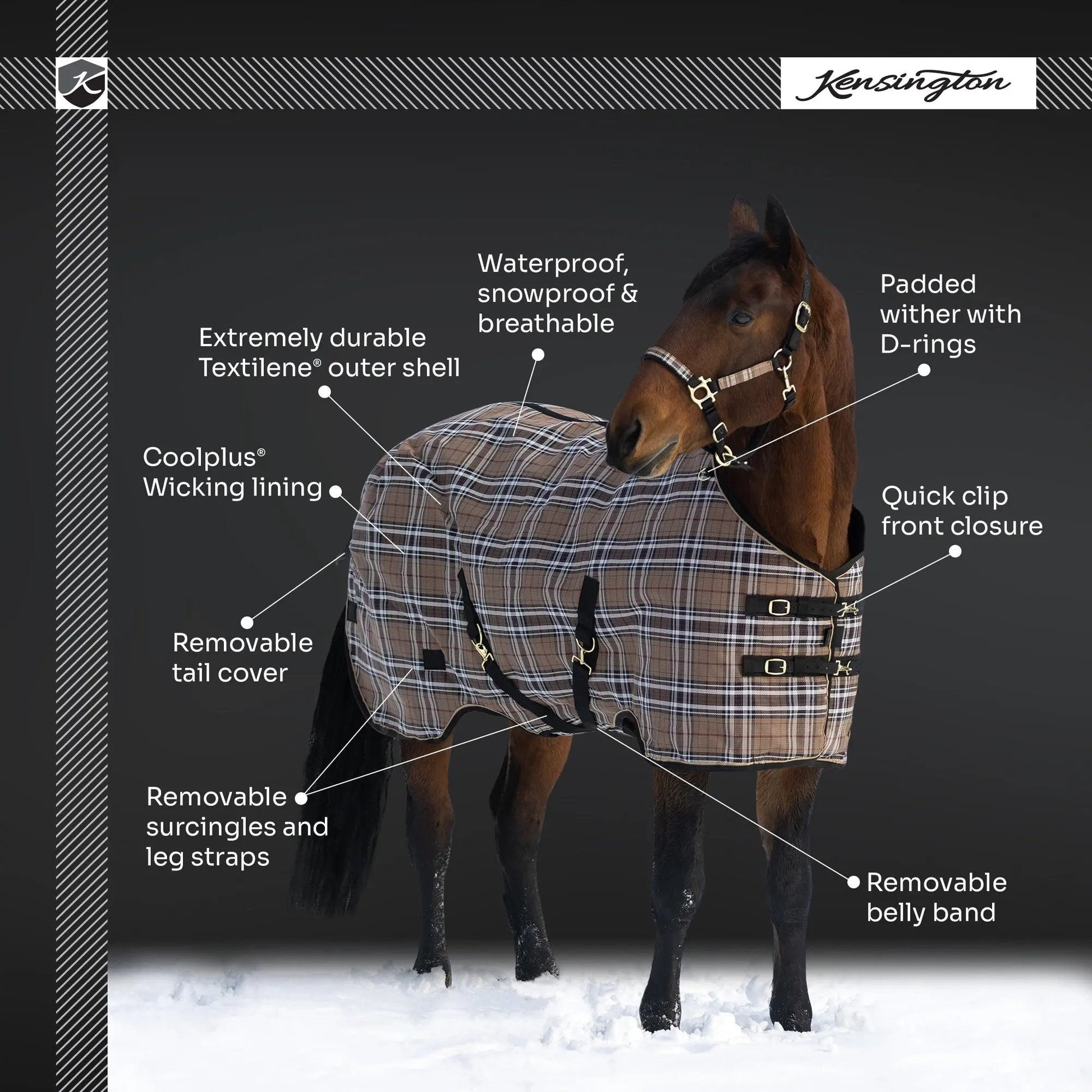 SuperMesh® Winter Turnout Blanket & Blanket Storage Bag - Riders Choice Supply Co