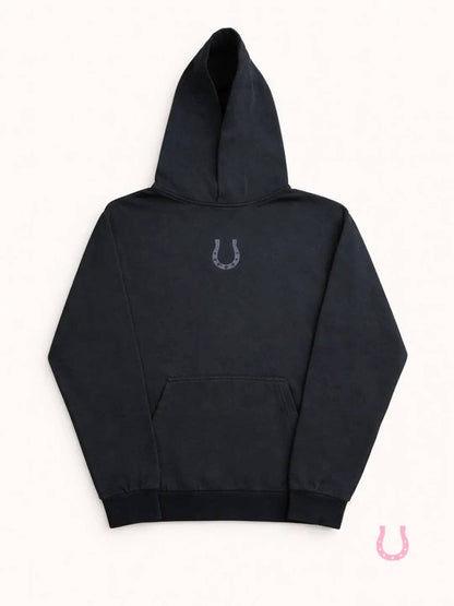 Fortuna Horseshoe Embroidered Hoodie