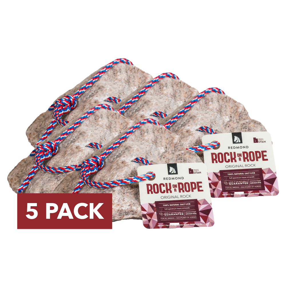 Redmond Rock® - Mined Horse Salt Lick - Riders Choice Supply Co