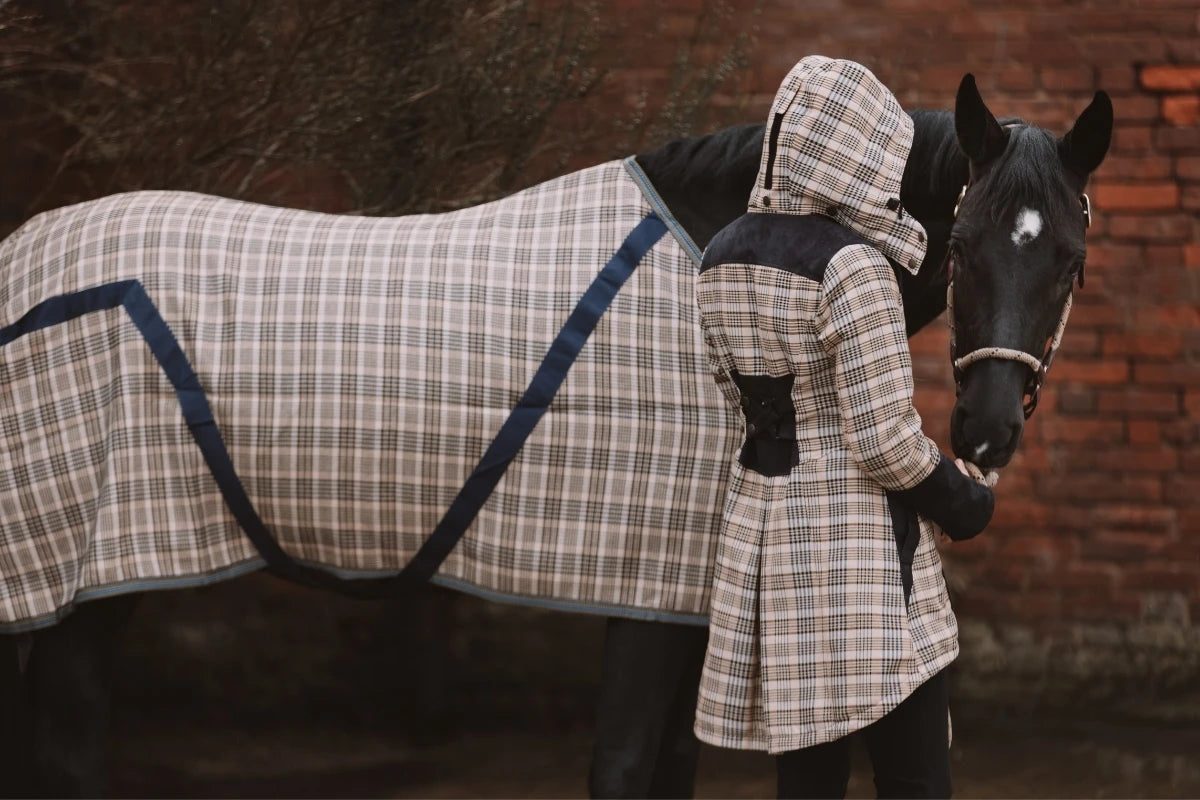 5/A Baker® x Welligogs Odette Baker Plaid Waterproof Coat