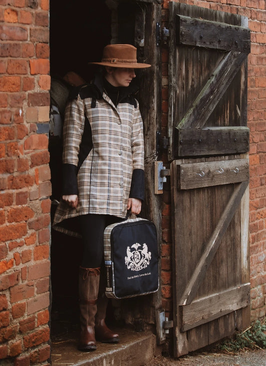 5/A Baker® x Welligogs Odette Baker Plaid Waterproof Coat