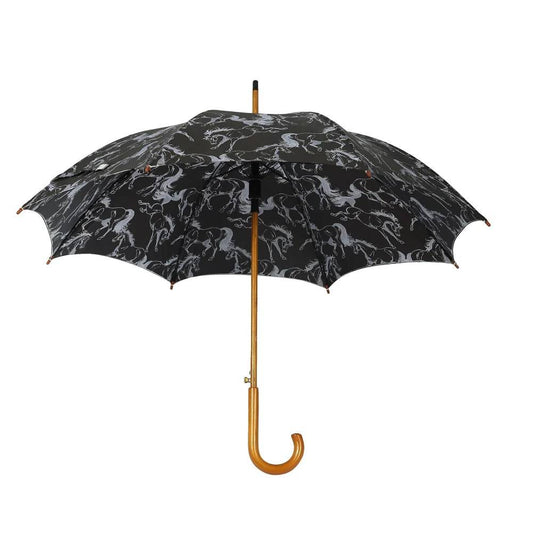 AWST Lila Linear Horses Umbrella Size 35 - Riders Choice Supply Co