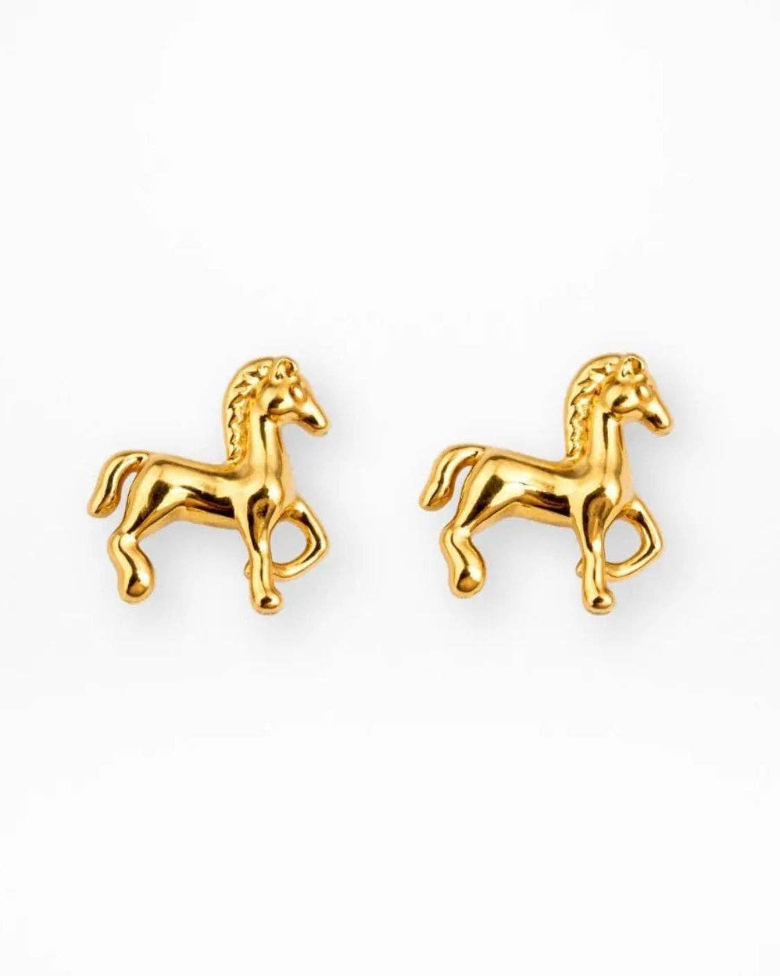 Tiny Horse Earrings