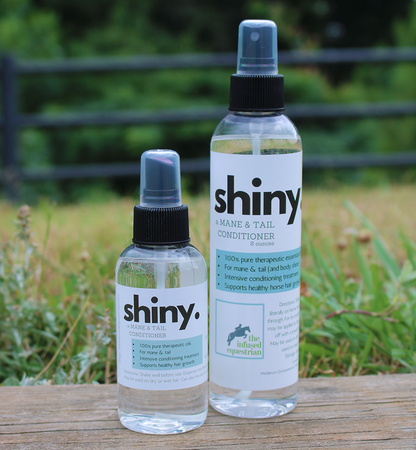 Shiny. A Mane & Tail Conditioner (4 oz., 8 oz., 28 oz.) - Riders Choice Supply Co