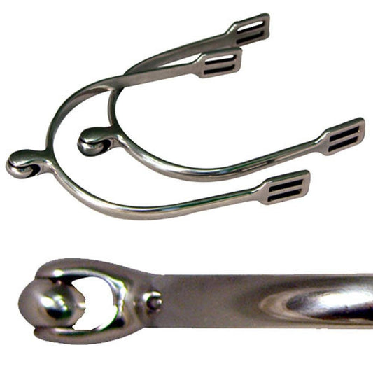 POW English Spurs with Roller Ball 18mm