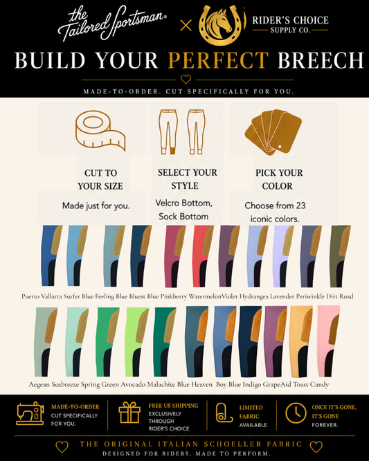 The Tailored Sportsman x Rider’s Choice Trophy Hunter “BUILD YOUR BREECH” Men’s Edition