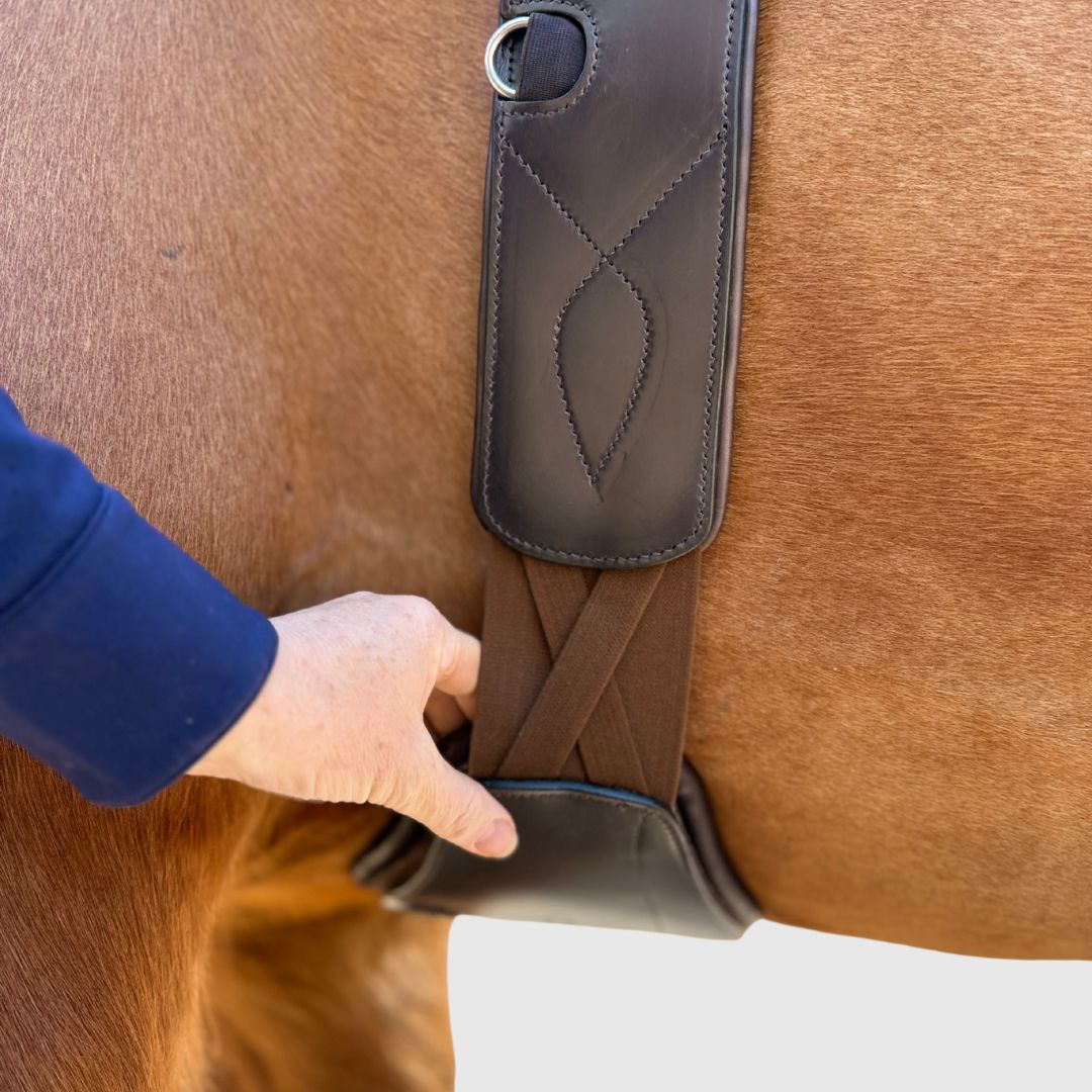 Removable Leather Pads for Pressure Relief Comfort Long Girth - Riders Choice Supply Co