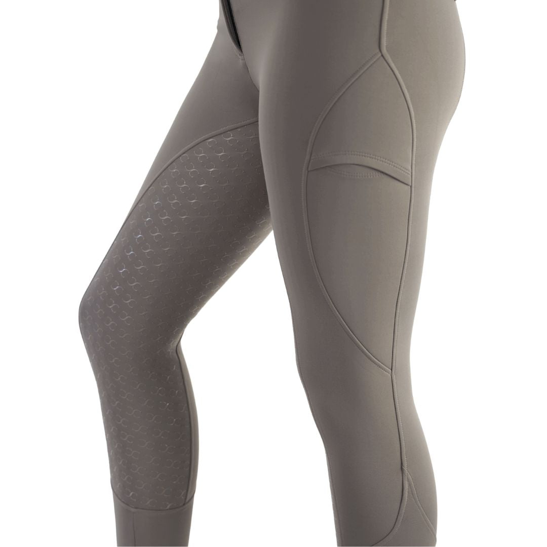 Dove Grey Mid-Weight Winter Full Seat Breeches - Riders Choice Supply Co